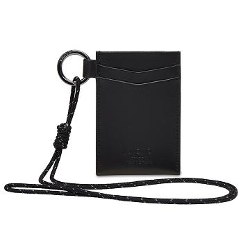 Knomo Id Card Holder With Lanyard 新しい森 黒 | JPDYB80388