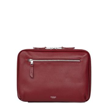 Knomo Mayfair Luxe Organiser - 10.5" 出口 ボルドー | JPXMI12524