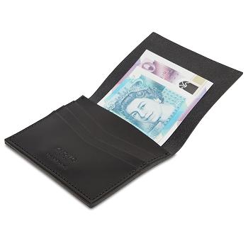 Knomo Slim Wallet 出口 黒 | FJPHY58309