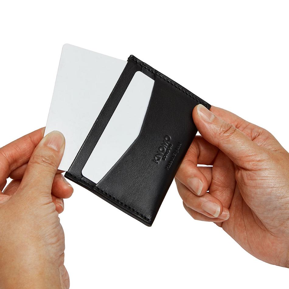 Knomo Card Holder 新しい森 黒 | JPQAV63423