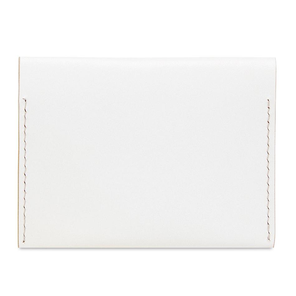 Knomo Folded Card Holder 出口 白 | EJPHC59751