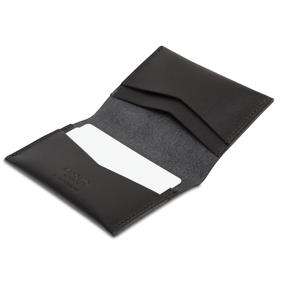 Knomo Folded Card Holder 新しい森 黒 | JPNZX83580