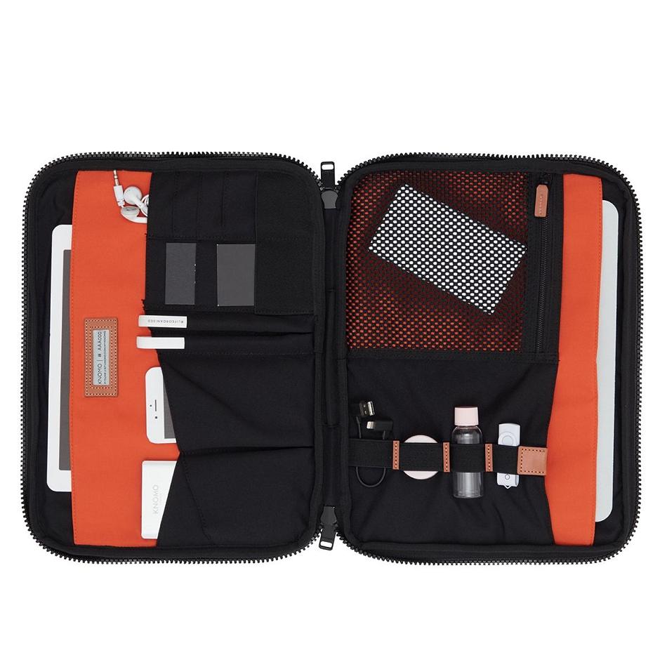 Knomo Fulham X-body Organiser 旅行財布 ネイビー | EJPVG46811