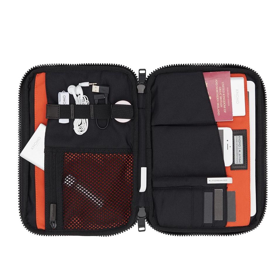 Knomo Fulham X-body Organiser 旅行財布 黒 | YJPGT25487