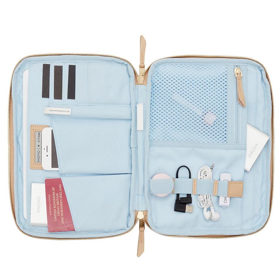 Knomo Knomad X-body Organiser トラベルバッグ ベージュ | JPJKU60653