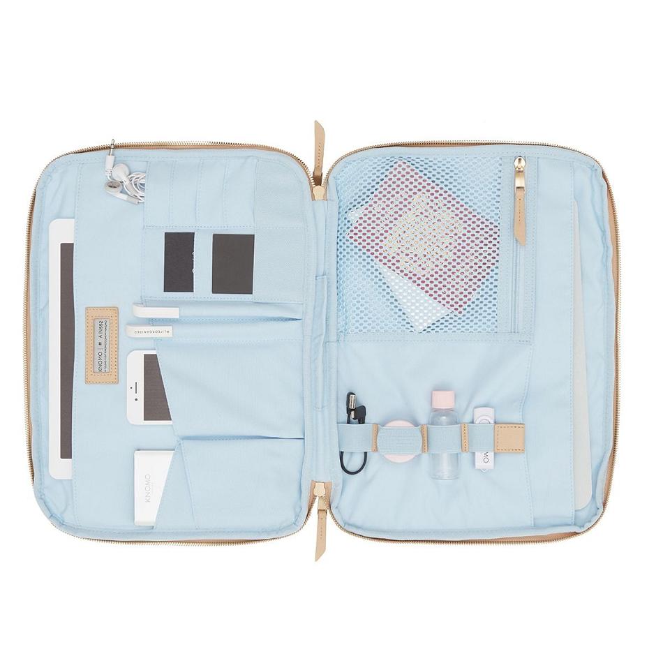 Knomo Knomad X-body Organiser トラベルバッグ ベージュ | JPNEJ71390