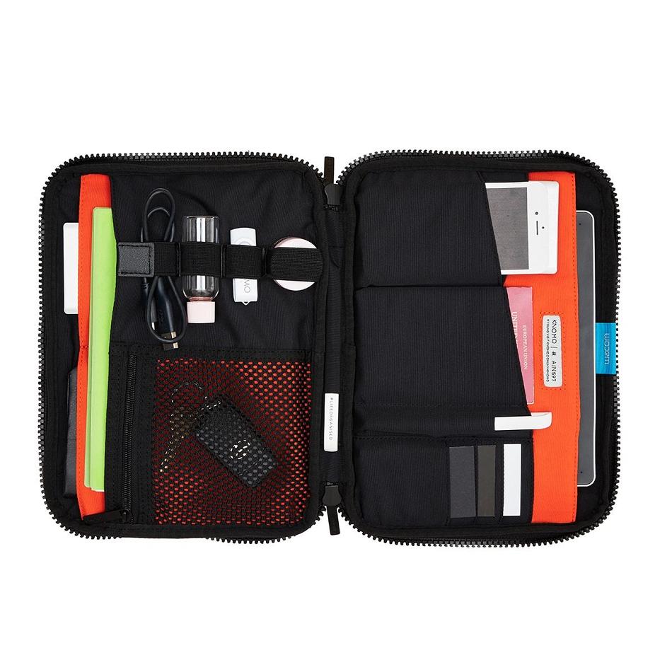 Knomo Thames Organiser 旅行財布 黒 | LJPTR47981